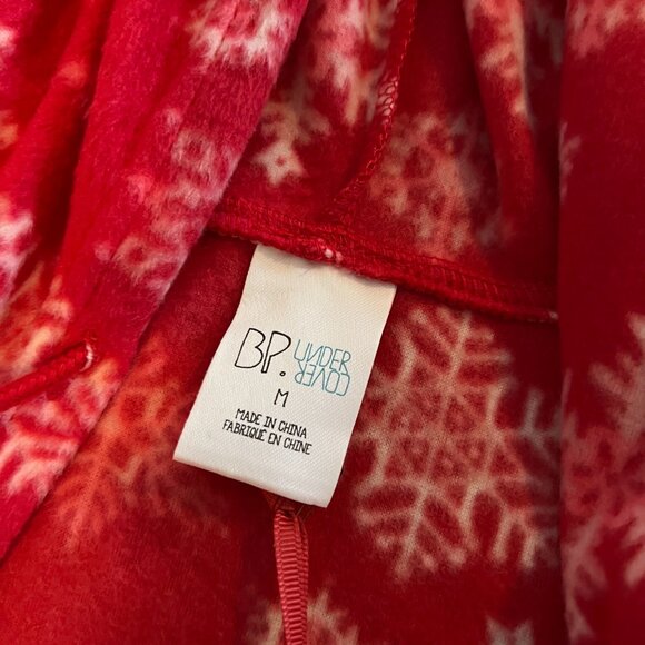 NWT Nordstrom BP Undercover Red Christmas Onesie Pajamas Size M - Picture 4 of 4